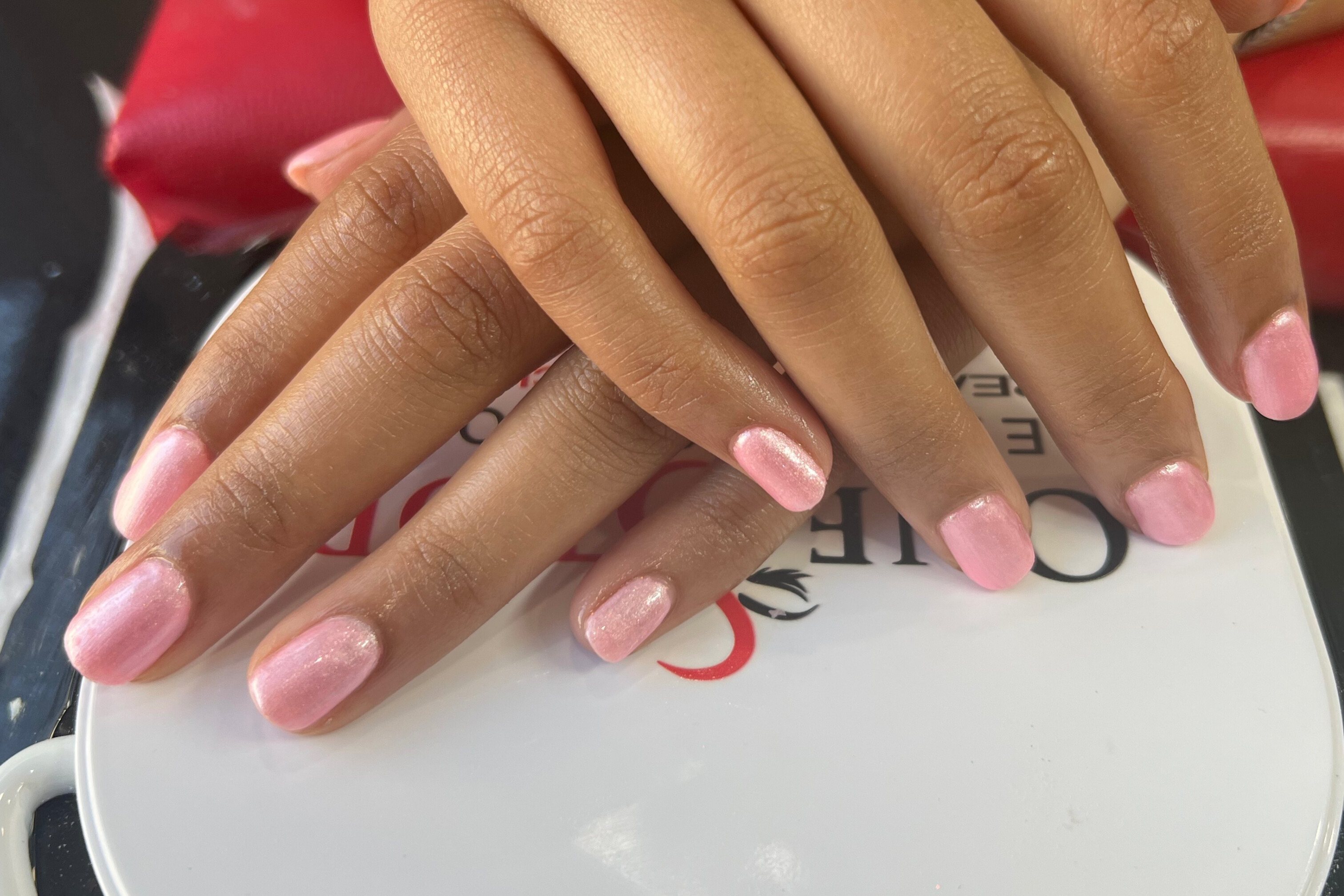 Dip over natural nails